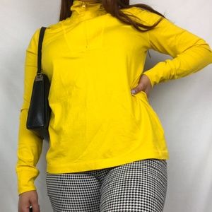 YELLOW LONG SLEEVE TOP